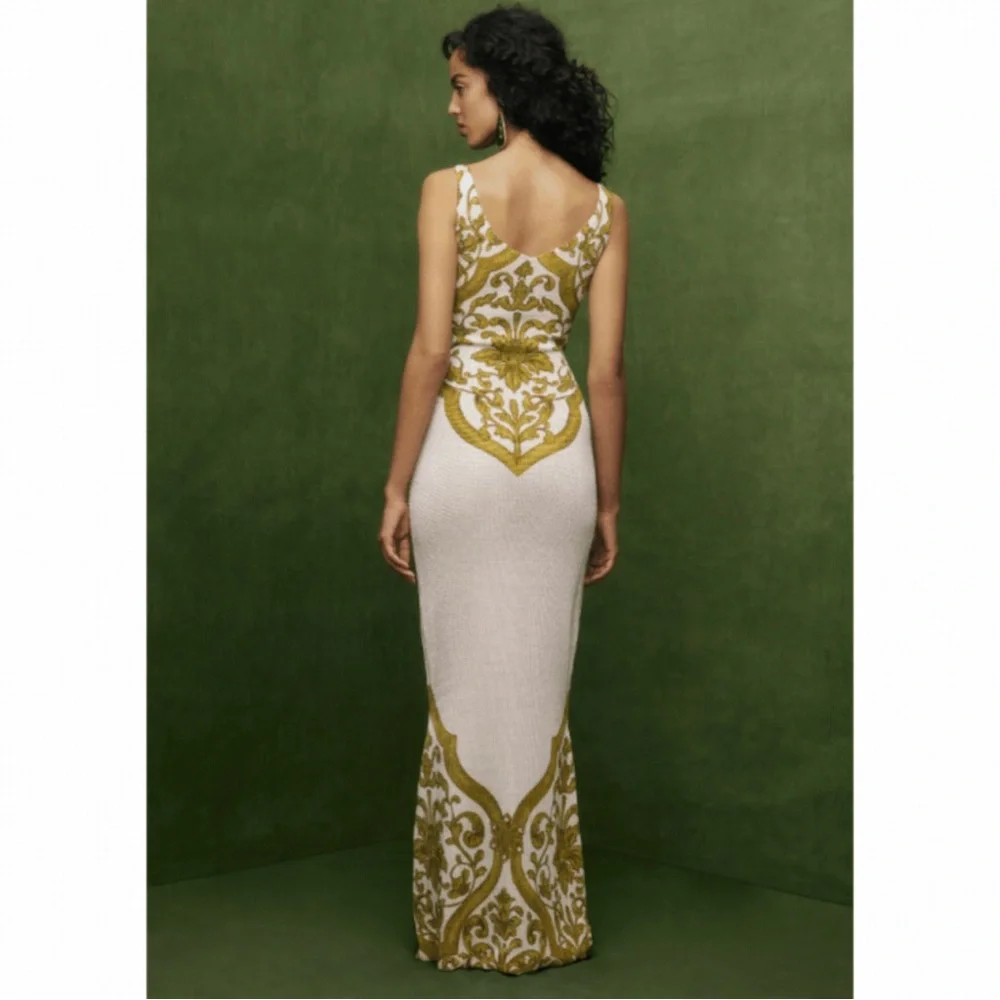 NWT | Savannah Morrow Bruna Sicilian Viscose Maxi Dress ($560 MSRP) - Picture 2 of 7